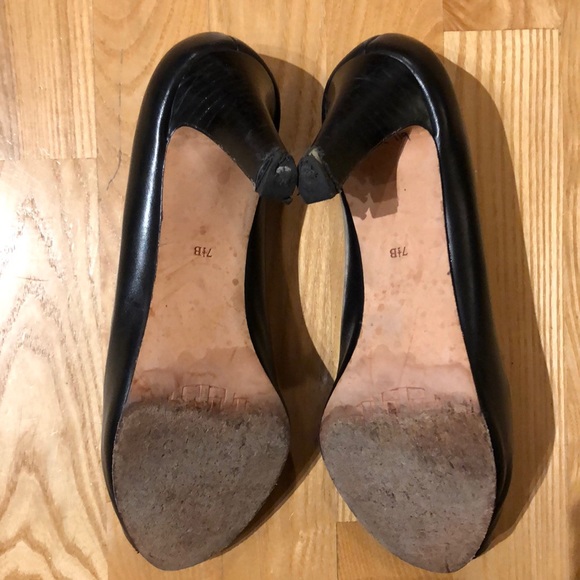 Cole Haan Peep toe shoes 7 1/2 - Picture 3 of 3